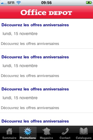 Office Depot France screenshot 2