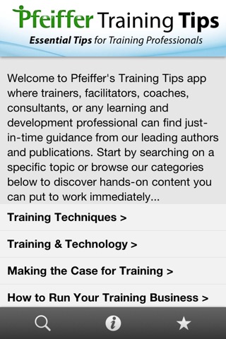 Pfeiffer Training Tips screenshot 2