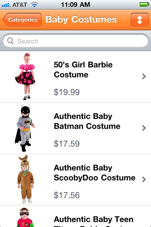 Halloween Costume Catalog