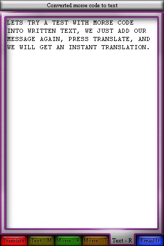 Morse Code Machine screenshot 4
