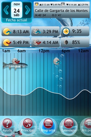 Fishing Deluxe Plus -- Best Fishing Times Calendar screenshot 3