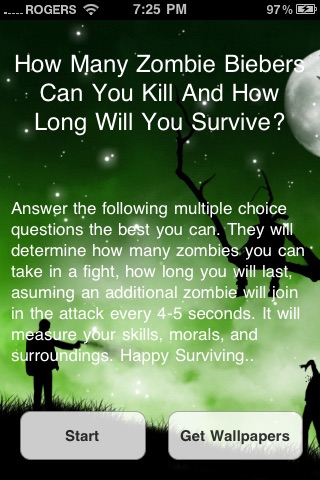 Zombie Bieber Survival Ranker Pro screenshot 3