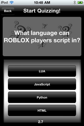 The Quiz for Roblox screenshot 2