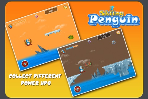 Skiing Penguin for iPhone screenshot 3