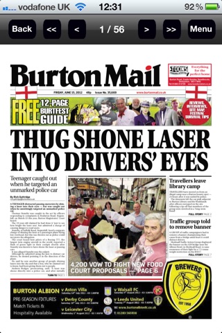 Burton Mail Newspaper screenshot 2