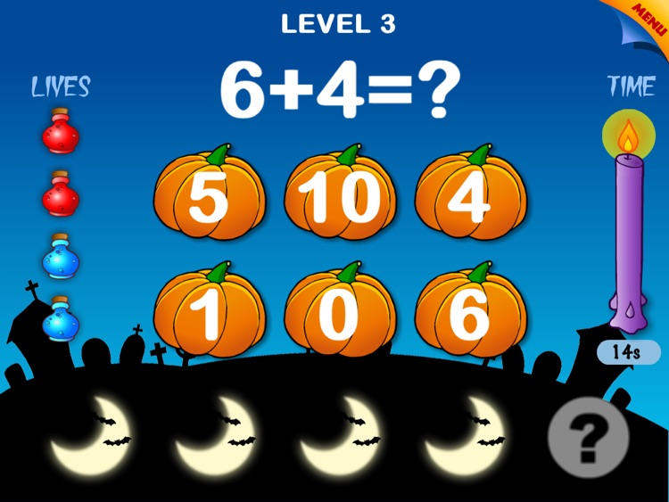 Abby Monkey®: Halloween Basic Math screenshot-4
