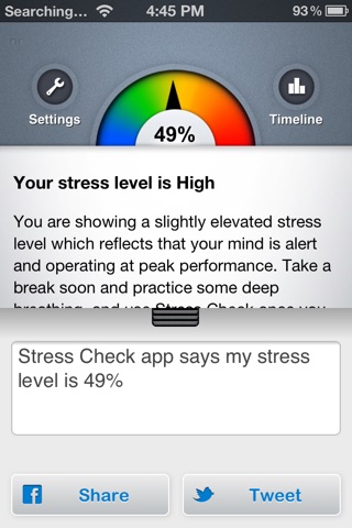 Stress Check by Azumio - Lite screenshot 3