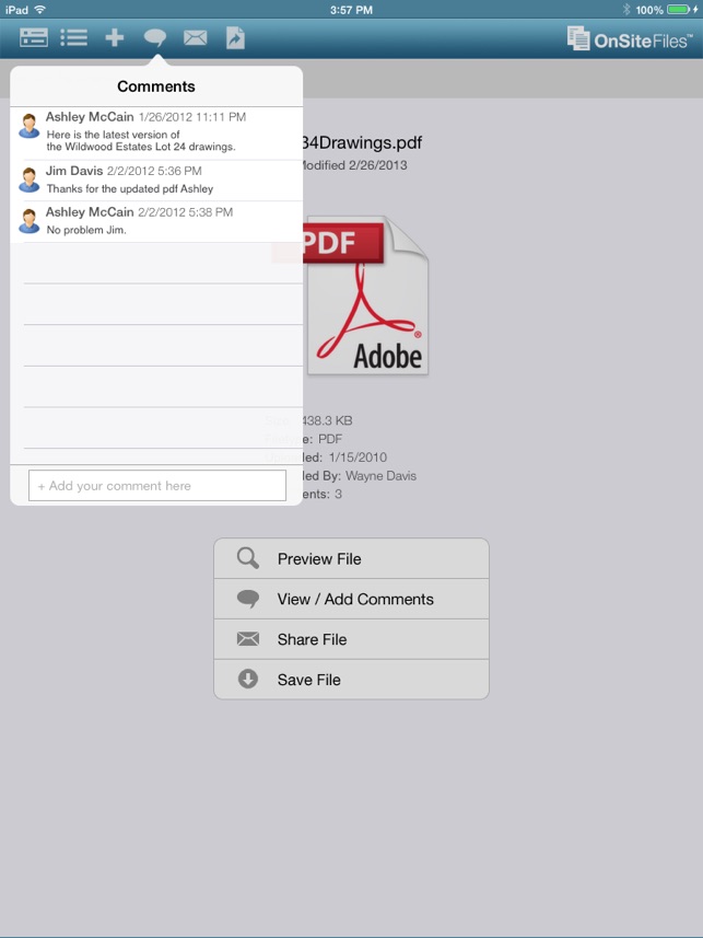 OnSite Files for iPad(圖3)-速報App