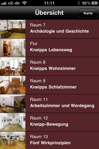 Kneippmuseum audioguide (GER) screenshot 2