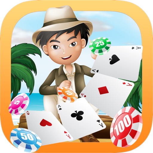 Beach Party Poker With 6 Free Favorite Video Poker Games: Best Card Game Plays Ever! iOS App