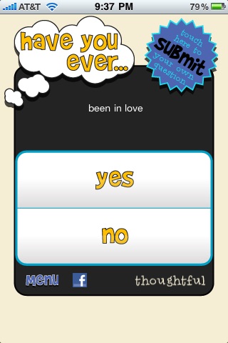 A Have You Ever ... game of never ending questions screenshot 3