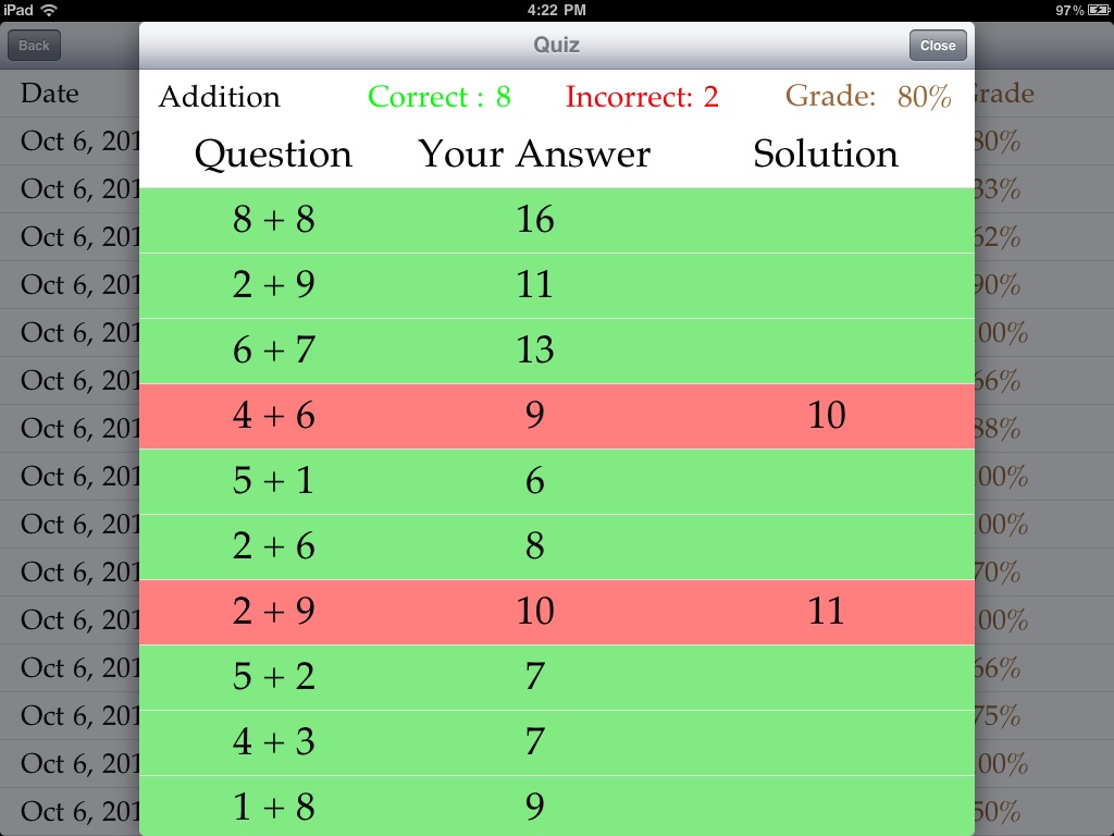 Kindergarten Math: Drills in Addition, Subtraction, Comparison screenshot 4