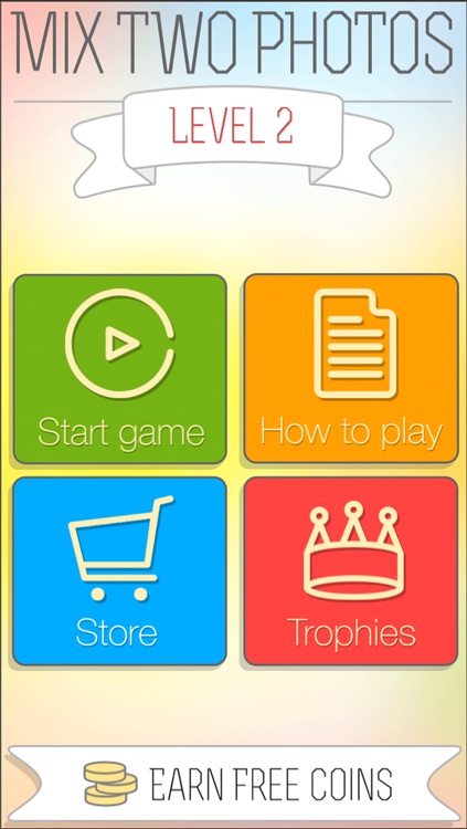 Mix Two Photos - A Word Photo Puzzle Game for your Brain screenshot-3
