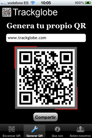 QR Track No Ads. Lector y generador de códigos QR y BIDI. screenshot 2