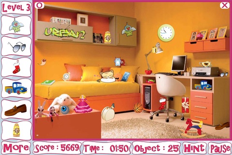 Hidden Object Game Kids Room screenshot 3