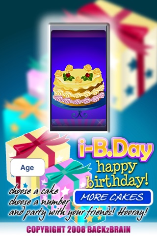 Birthday Party! - Your Portable B.Day Cake screenshot 2