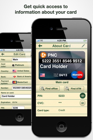 Cards On Palm : Credit Cards Wallet & ATM Finder screenshot 2