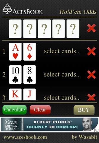 Hold'em Odds Lite screenshot 3