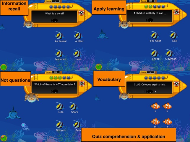 Murky Reef Lite - 1st - 2nd Grade Reading, Science & Math(圖2)-速報App