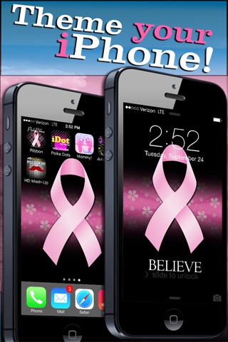 Pink Ribbon Wallpaper! screenshot 4