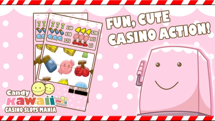 Candy Kawaii Casino Slots Mania screenshot-3