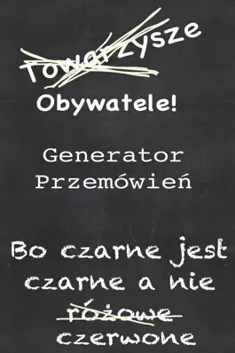 Game screenshot Generator Przemówień! Pomoc dla polityka, działacza, posła… apk