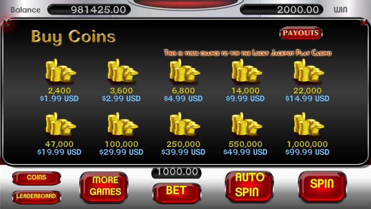 Lucky Jackpot Play Casino Slots