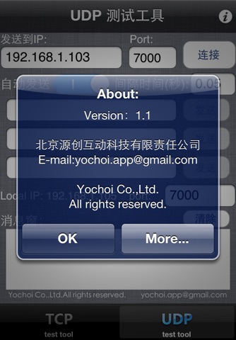 TCP/UDP 测试工具 screenshot 3