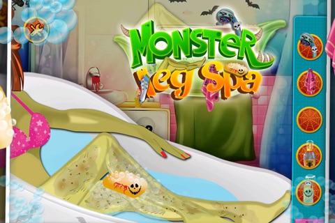 Monster Leg Spa & Makeover - Free fun game for girls screenshot 4