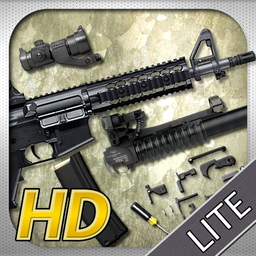 Gun Builder HD Lite - Assault Rifles,Machine Guns,Handguns,Shotguns,Sniper icon