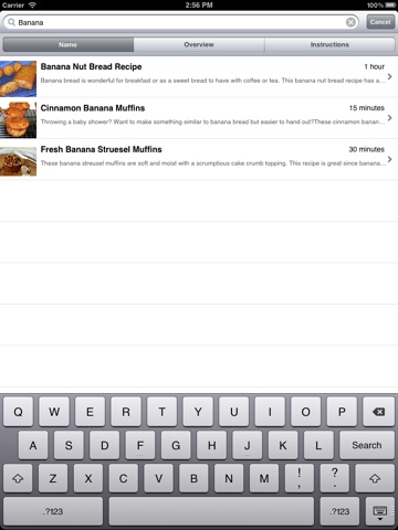 Bread Recipes for iPad screenshot 2