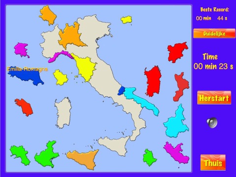 Italy Puzzle Map screenshot 3
