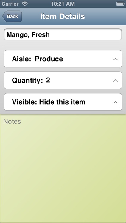 GroceryList - The Fastest Way to Make Your Grocery List screenshot-3