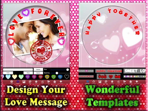 Love Messages Photo Frames (HD) screenshot 2