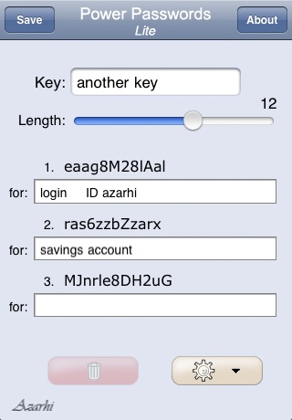 Power Passwords Lite screenshot 3