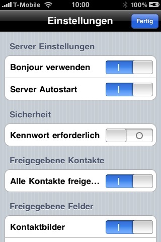 Air Contacts Lite screenshot 2