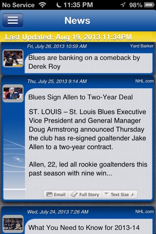 St. Louis Hockey Live screenshot 4