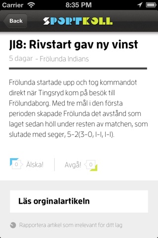 Sportkoll Hockey- SHL nyheter screenshot 2