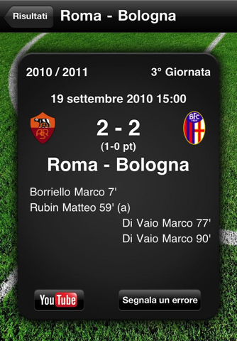 Italian Football Statistics Lite screenshot 2