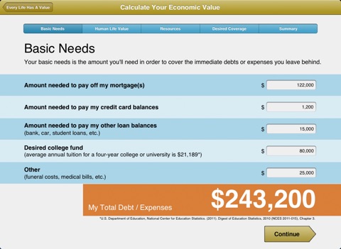 Human Life Value Calculator screenshot 2