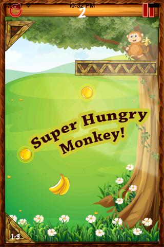 A Hungry Monkey - Sweet Banana Crunch n Flip Puzzle Game screenshot 3