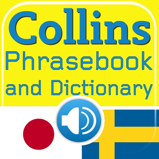Collins Japanese<->Swedish Phrasebook & Dictionary with Audio icon