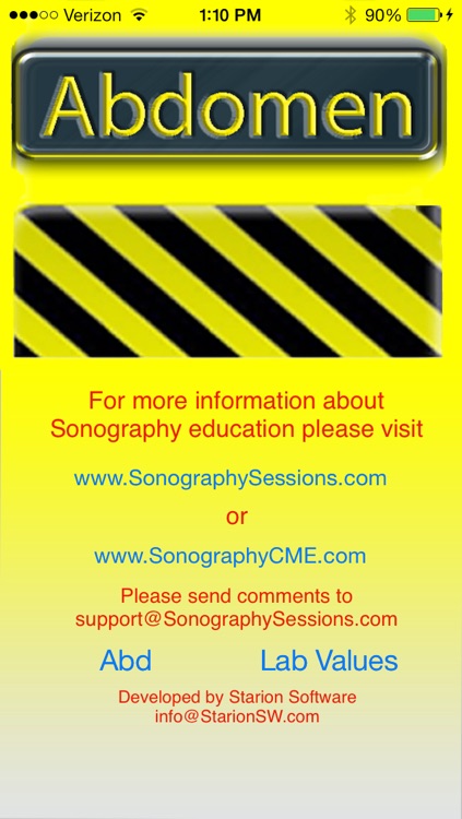 Sonograpy Cheat Sheet: Abdominal