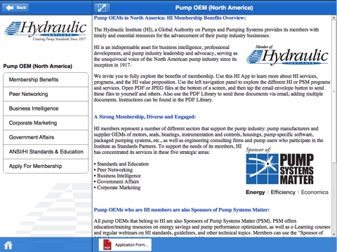 Hydraulic Institute screenshot 2