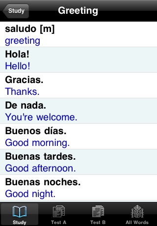 Spanish Words Reader DUO 2.0+ screenshot 2