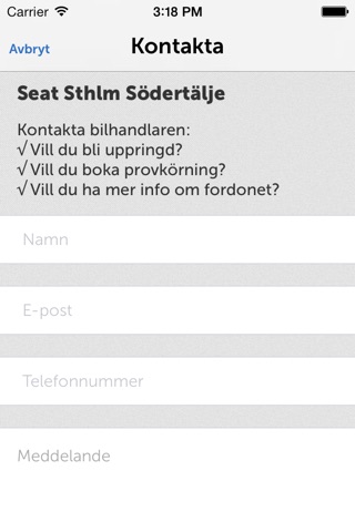 SEAT Stockholm screenshot 2