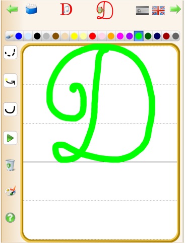 Learn to write Alphabet Letters - English and Spanish Sounds screenshot 3