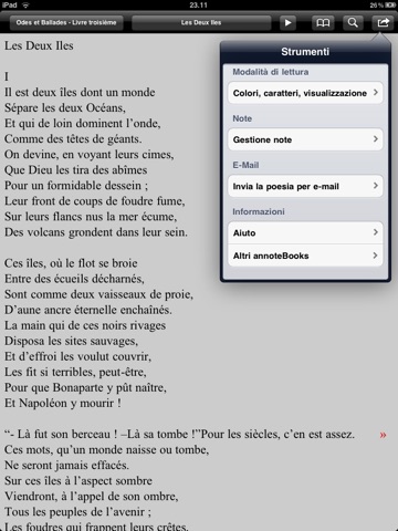 Hugo: Recueils poétiques for iPad screenshot 3