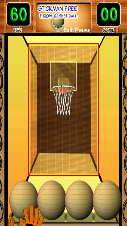 A Stickman Free Throw Basketball Game