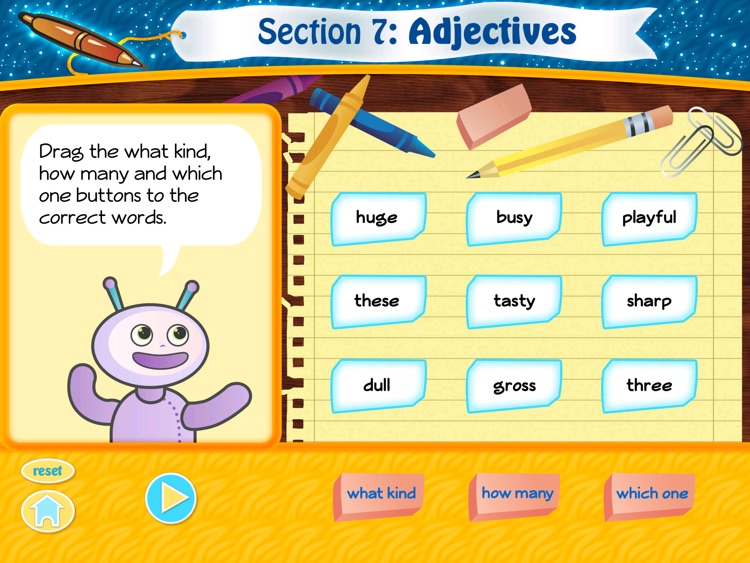 Grammar Fun 2nd Grade HD screenshot-3